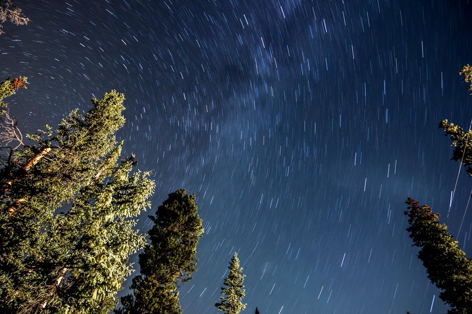 Blue Sky at night
