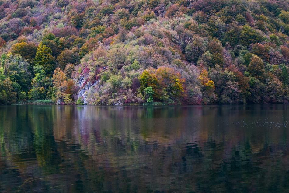 mountain by Lake Water