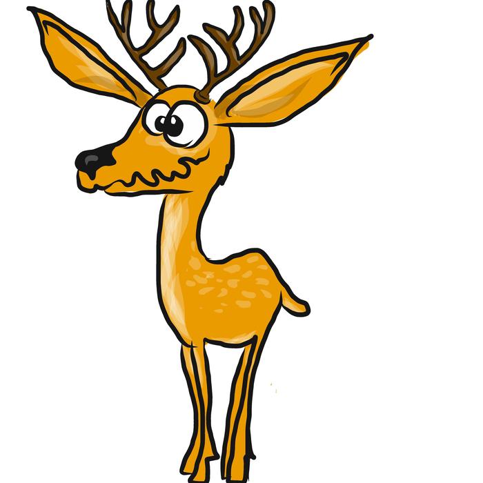 deer herbivore animal