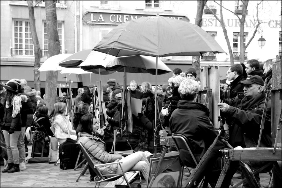 Place Du Tertre Paris Montmartre