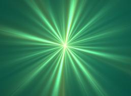 Green, fractal texture of different shades, with light rays, clipart