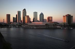 Tampa Skyline Sunset
