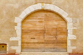 Wood Old Door wall