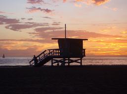 Baywatch Sunset Beach Santa