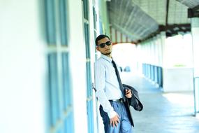 Model Young cute man