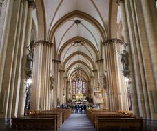 beautiful arch in the church