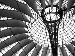Architecture Sony Center ceiling
