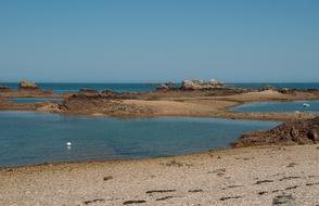 Brittany Low Tide Bréhat Rocky