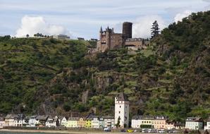 Rhine Castle and River