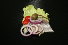 chopped vegetable snack