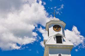 a tall clock tower against the sky