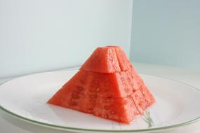 peeled sweet watermelon