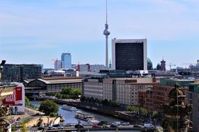 From Above High view of Berlin