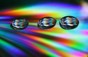 Drops Cd Abstract colors banner