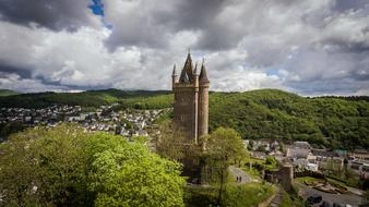 Castle Wilhelm storm in Dillenburg City