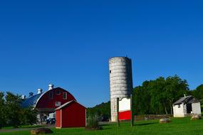 Barn Silo Summer