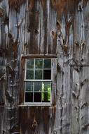 Wooden Wall Barn window