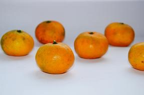 ripe beautiful tangerines