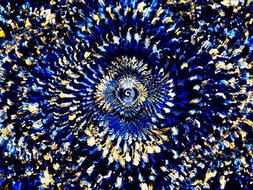 color abstract pattern graphic blue