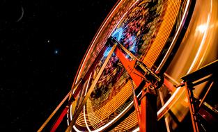 Amusement Park Lights dark