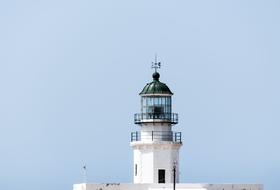 lighthouse tower and blue sky