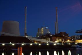 Night Industry Photograph