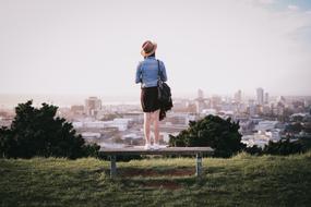 Architecture and girl