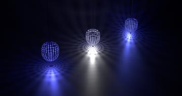 3d models of the disbo ball lightings, among the darkness, clipart