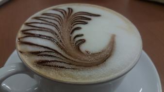 milk foam coffee