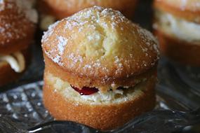 delicious sweet homemade pastries