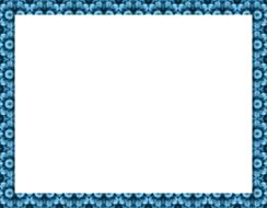 blue frame with patterns