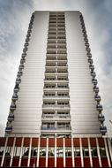 skyscraper with balconies in Berlin, leipziger strasse