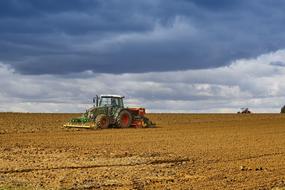 Tractor Field Landscape