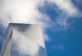 Architecture Building and clouds on sky