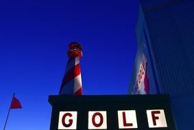 Miniature Golf Night Lights