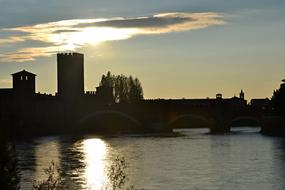 Italy Verona Sunset