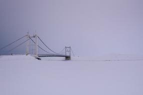 Snowy Winter Bridge