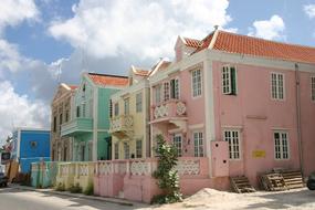 Curacao colorful Architecture