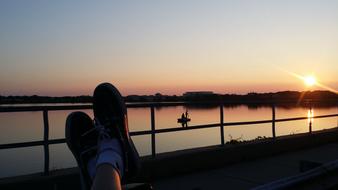 Shoes Sunset