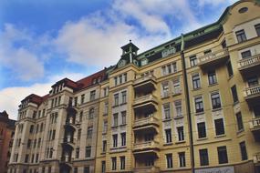 Architecture facade skyline