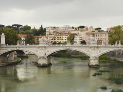 Architecture bridge and river