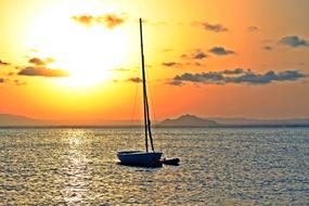 Sunset Sea Less Lower mar