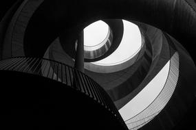 Black And White of Stairs Stairway