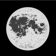 moon space full moon nature night