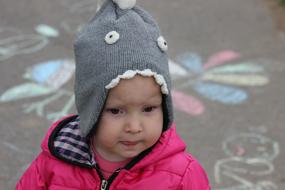 Child wearing Winter Hat