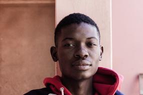 Man Black Young face