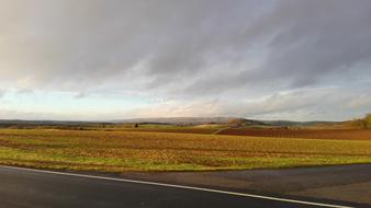 Landscape Sunshine Upper franconia
