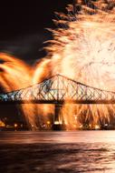 Montreal Canada Fireworks