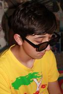 beauty Boy Glasses Portrait