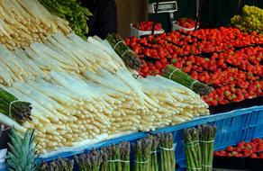 Tasty healthy asparagus